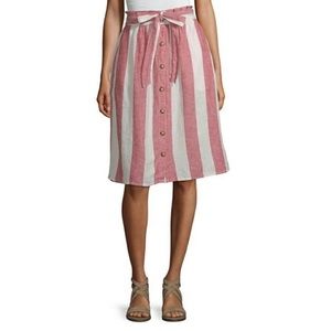 A.N.A A-Line Button Skirt | Size 16